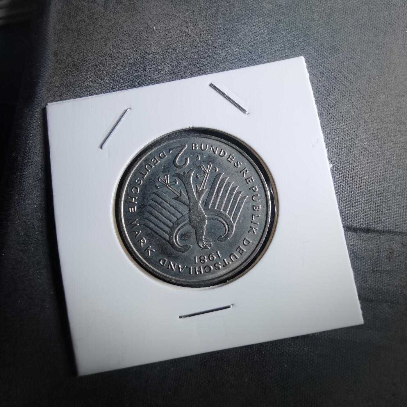 沼泽如烟--第910场 德国1981年2马克