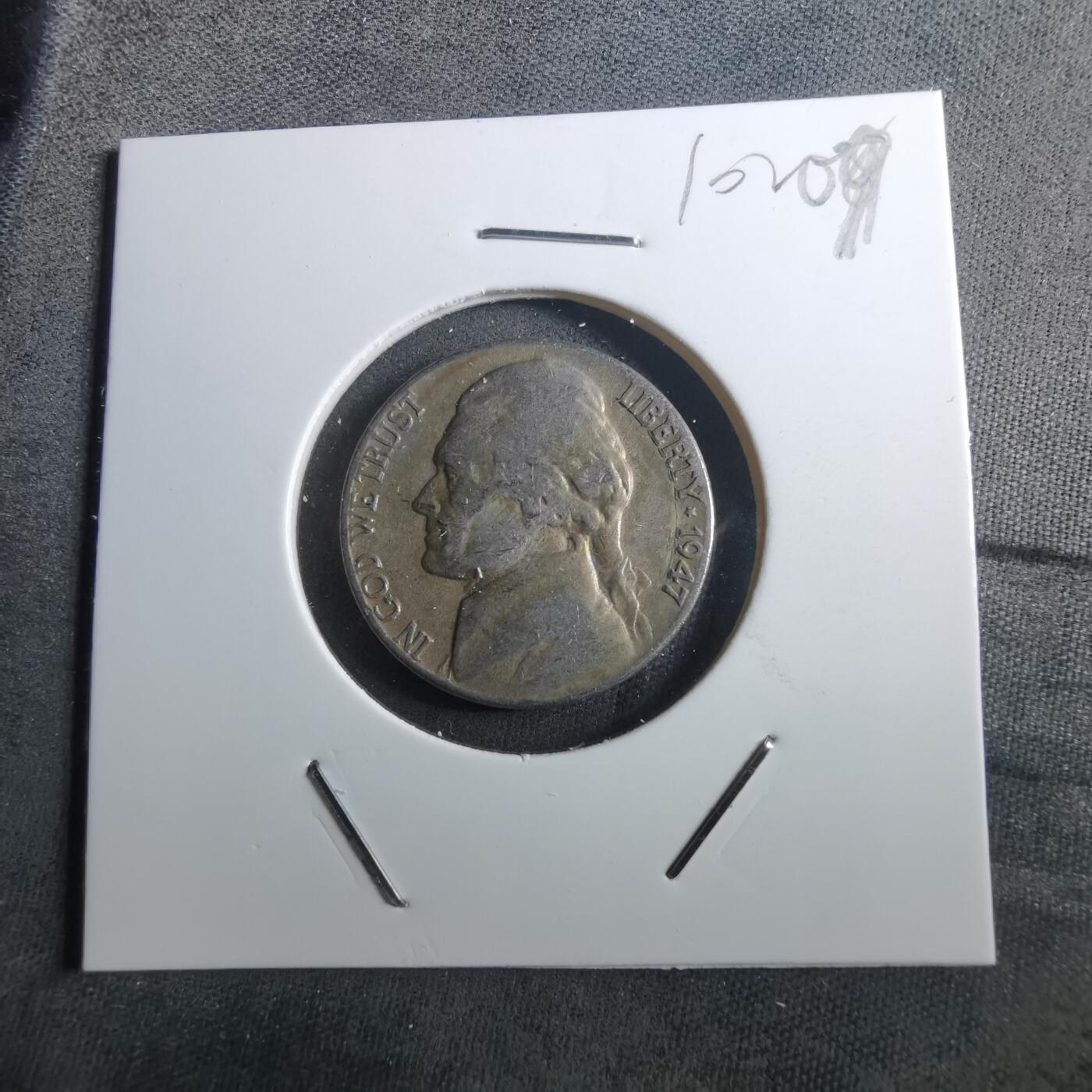 沼泽如烟--第910场 美国1947年五分