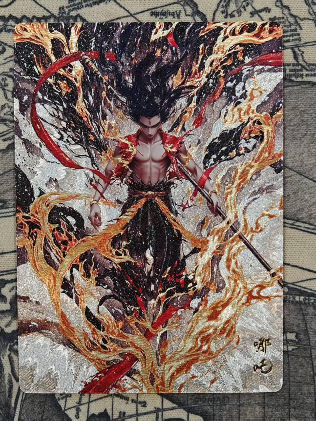 龙虎卡牌六四场 （无佣金，周六结拍，欢迎送拍） 粗闪卡 奇点 哪吒