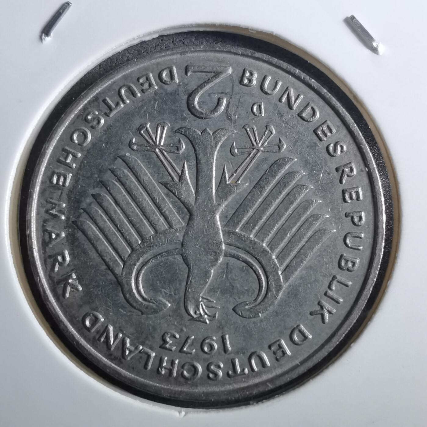 沼泽如烟--第910场 德国1973年2马克