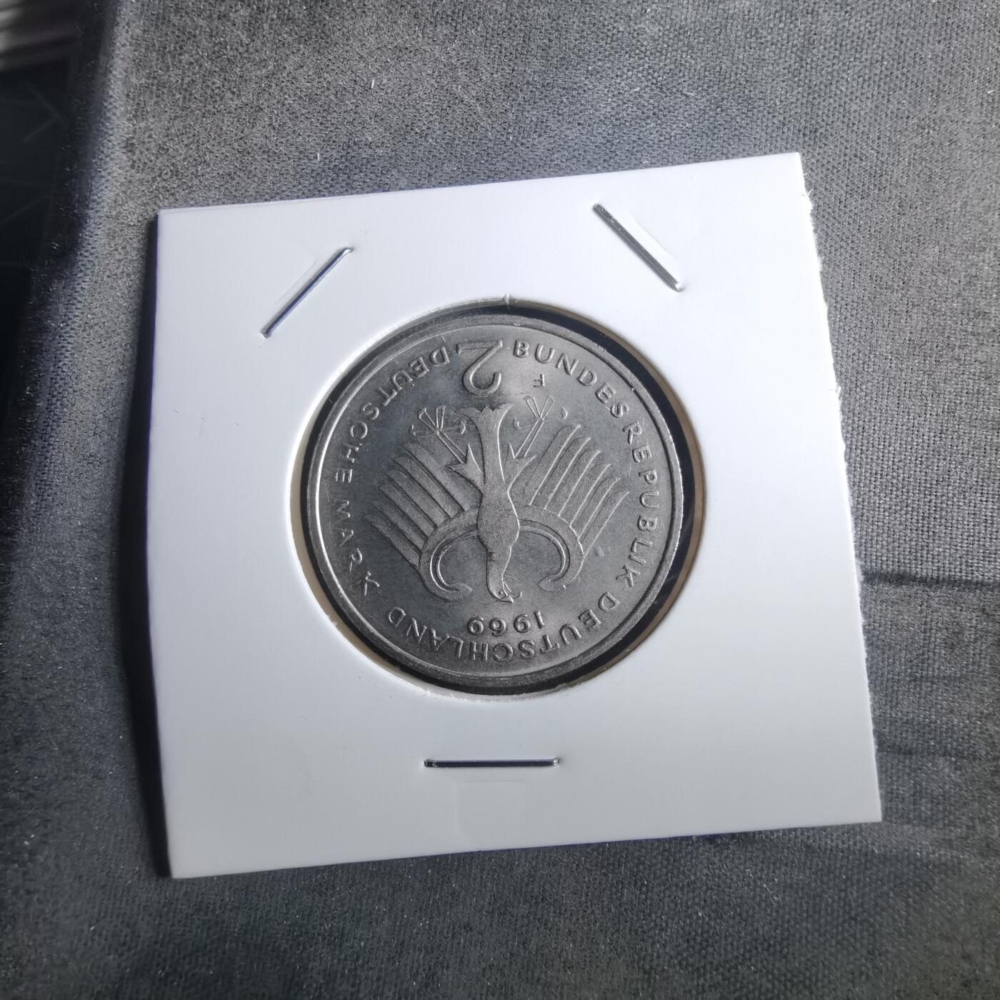 沼泽如烟--第910场 德国1969年2马克