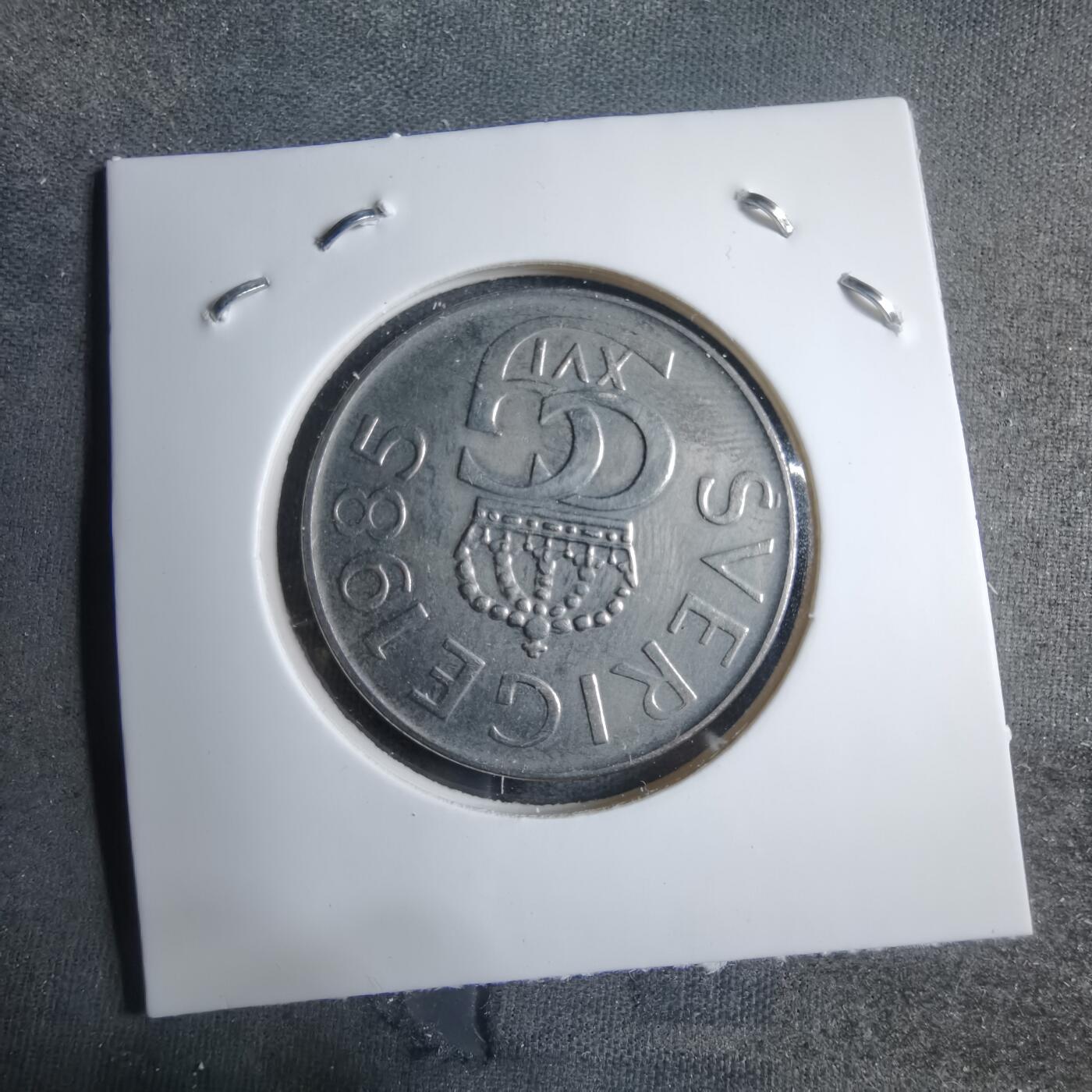 沼泽如烟--第909场 瑞典1985年5克朗