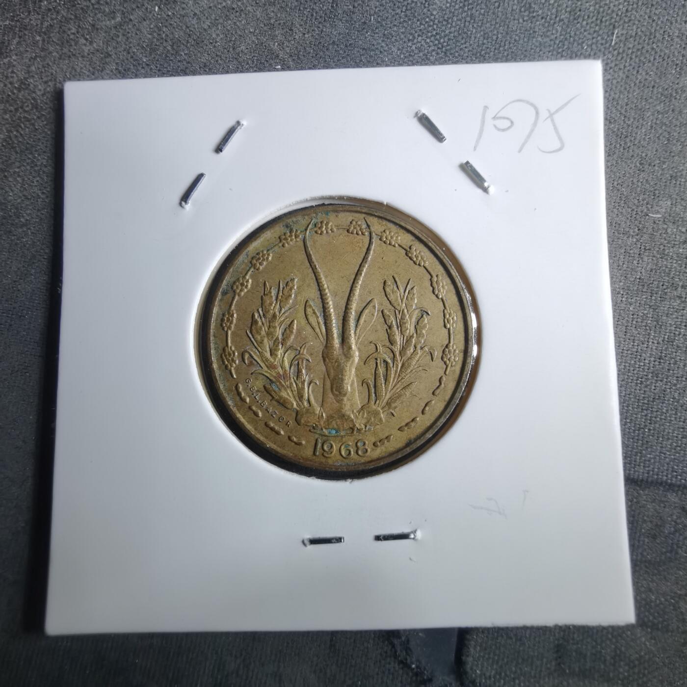 沼泽如烟--第910场 西非1968年10法郎