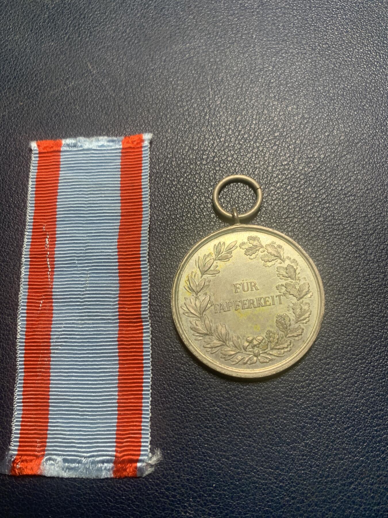 11月23日一战德章小拍场 黑森大公国勇敢奖章