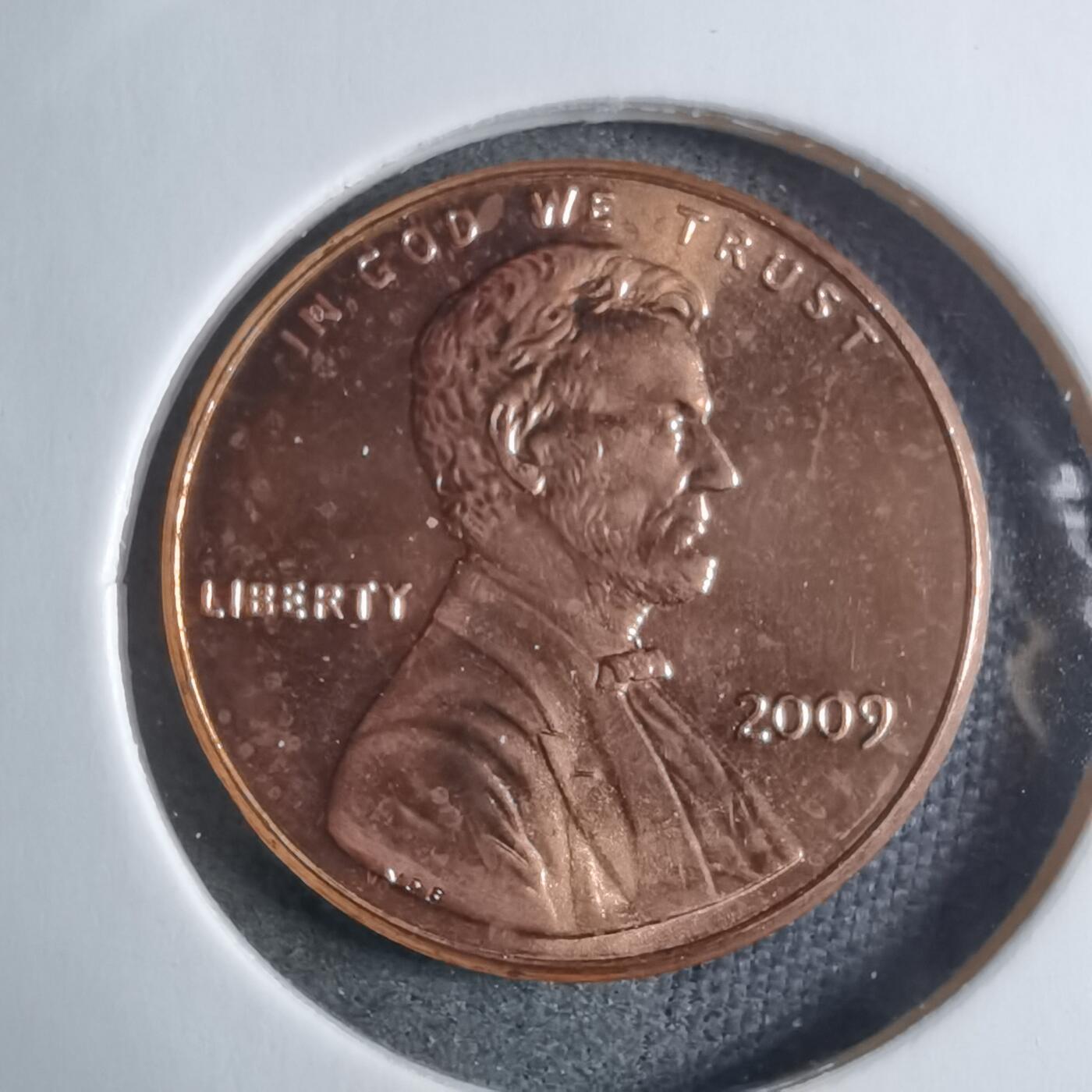 沼泽如烟--第909场 美国2009年一分纪念币