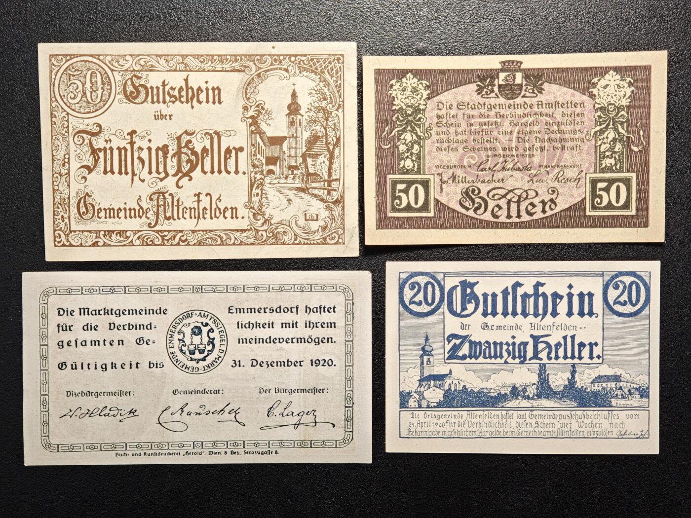 【德藏】世界币章拍卖第154期（拍品征集中~欢迎藏友联系） 10张一组 德国紧急时期纸币