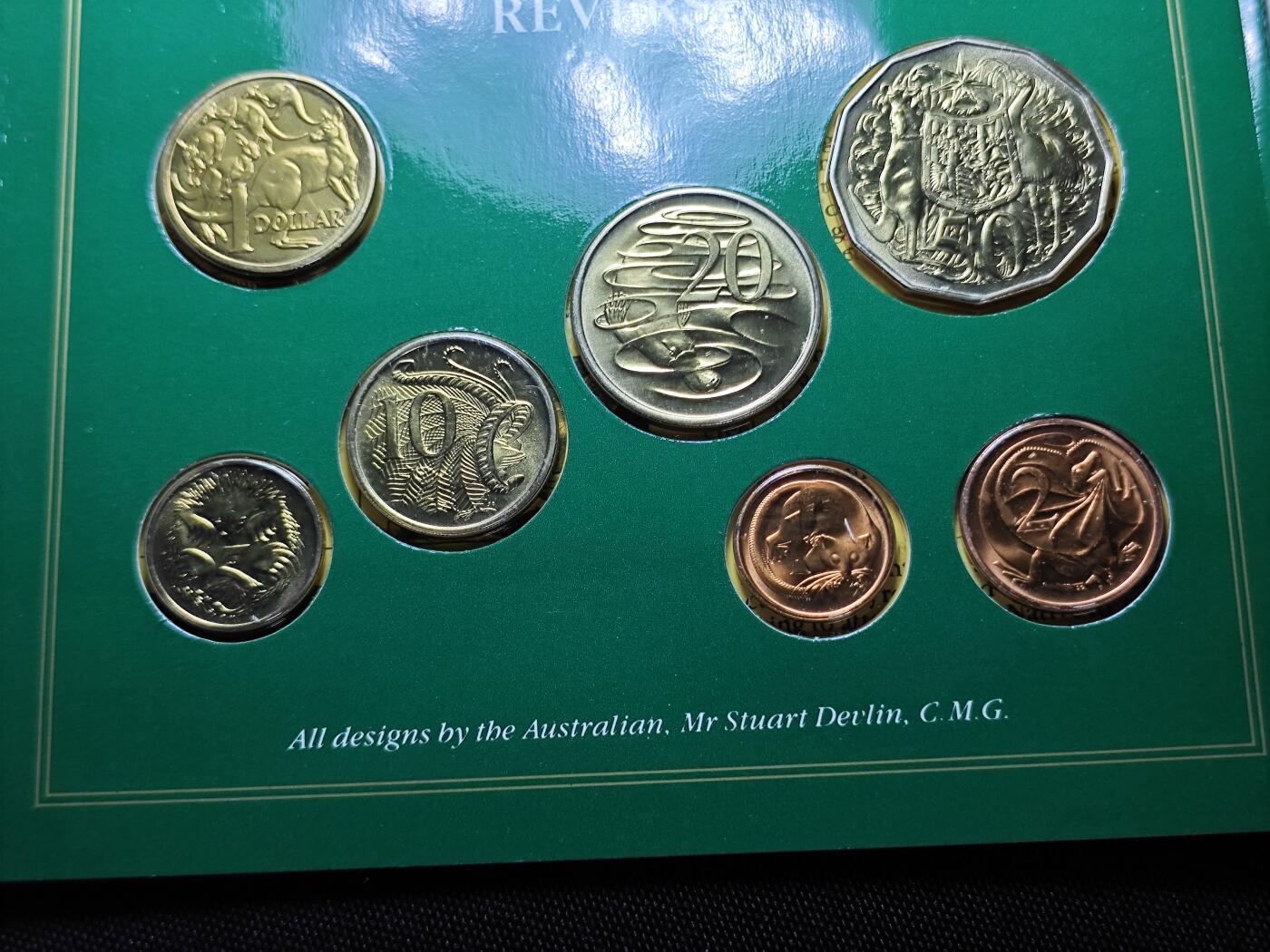 KK钱币收藏小铺 （套币 好品/批量散币 银币）专场  2月预留时间 周末发货  1985澳大利亚清年一套