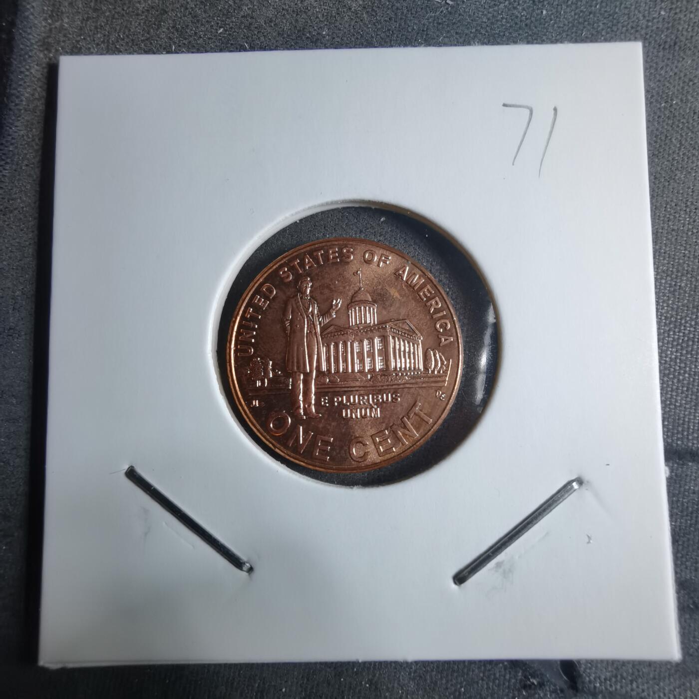 沼泽如烟--第909场 美国2009年一分纪念币