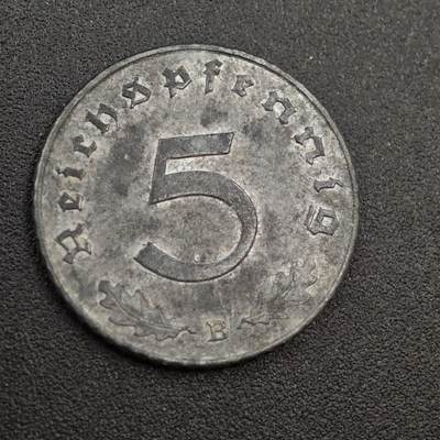 【淘币小摊】实时拍第八百零二拍   散币场   满百包邮可预留二周 每周一统一发货   - 德国1941年5芬妮锌币