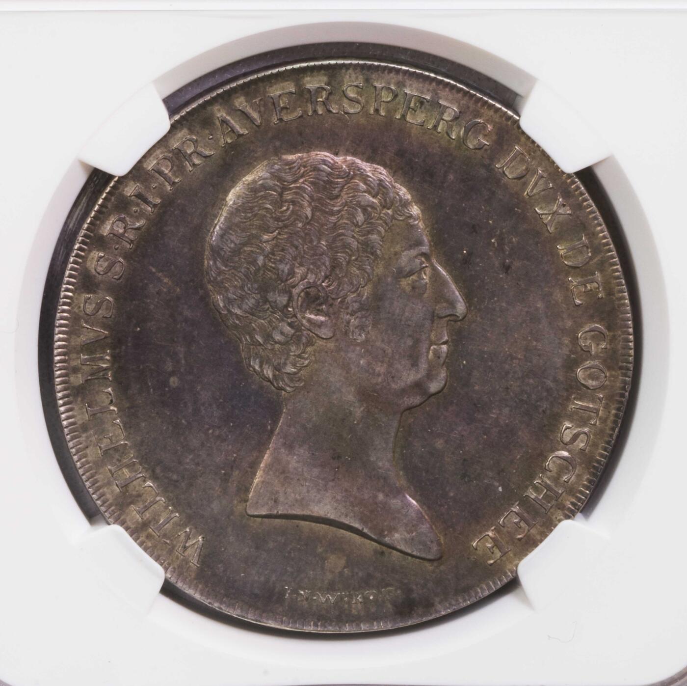 NGC-MS62 1805神罗奥斯佩尔格泰勒银币老包浆