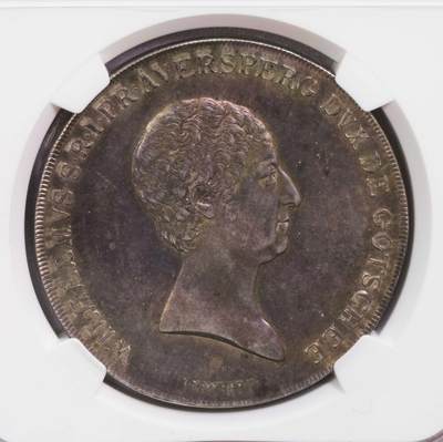 NGC-MS62 1805神罗奥斯佩尔格泰勒银币老包浆 - NGC-MS62 1805神罗奥斯佩尔格泰勒银币老包浆