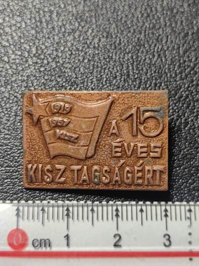 靖甫拍卖第十一场 - 匈牙利共青团15年团龄证章