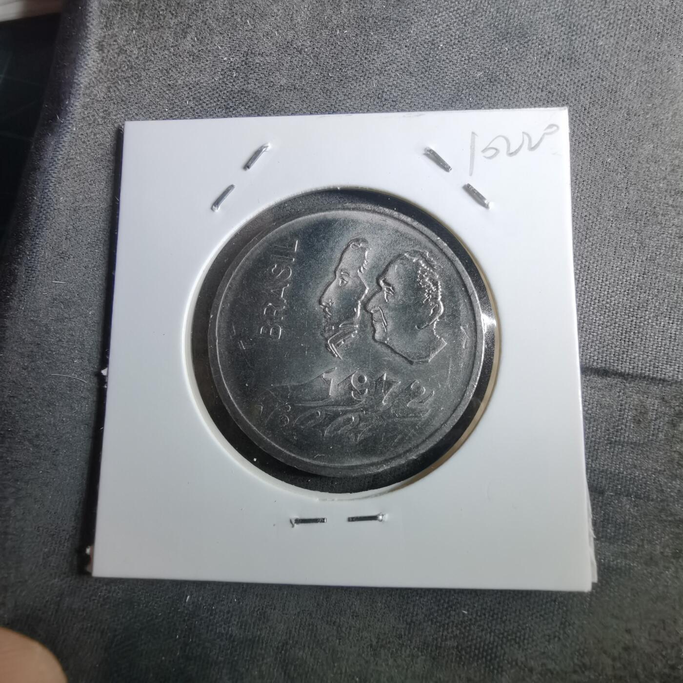 沼泽如烟--第910场 巴西1972年1克鲁塞罗纪念币