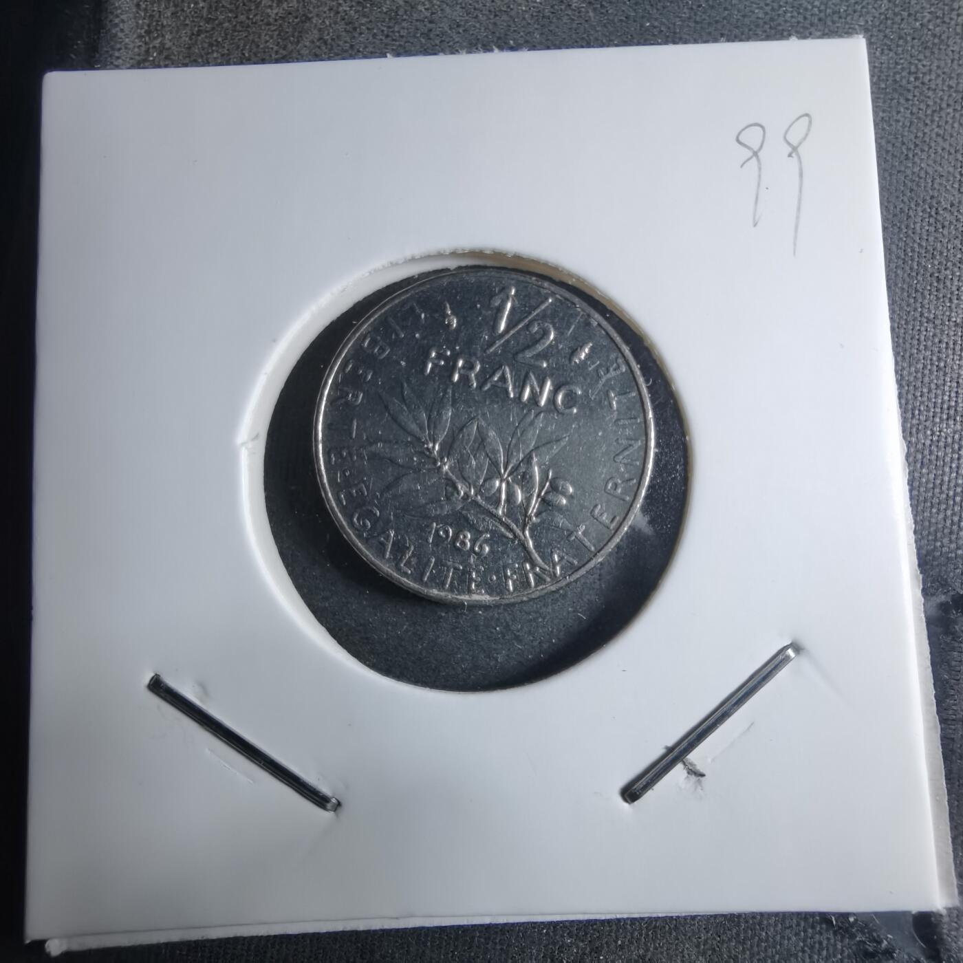 沼泽如烟--第909场 法国1986年半法郎