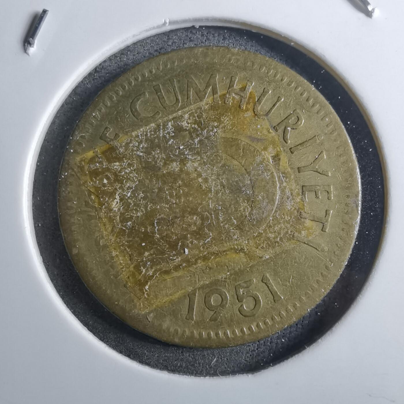 沼泽如烟--第910场 土耳其1951年25库鲁