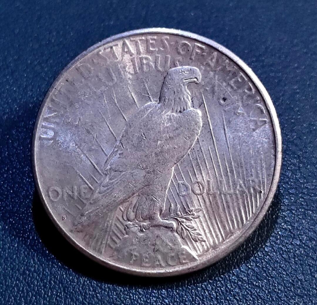 1923年美国S版自由女神/和平鹰一美元银币