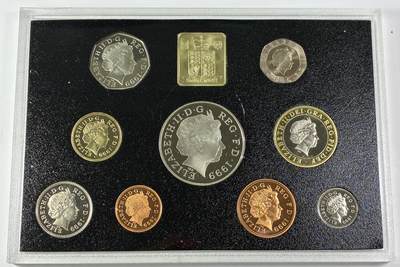 【雨安】【直播拍卖】【世界币章115期-裸币】2025-11-21 周五 19:30 保真 - [现代套币] Great Britain 英国 套币 精制套币 1999年