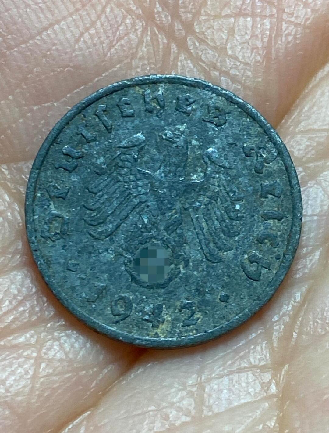 2025年第一百三十一场(总第一百五十七场）外国好品纸夹散币场(免佣金) 德意志第三帝国1942年1芬尼(G标，卡尔斯鲁厄造)