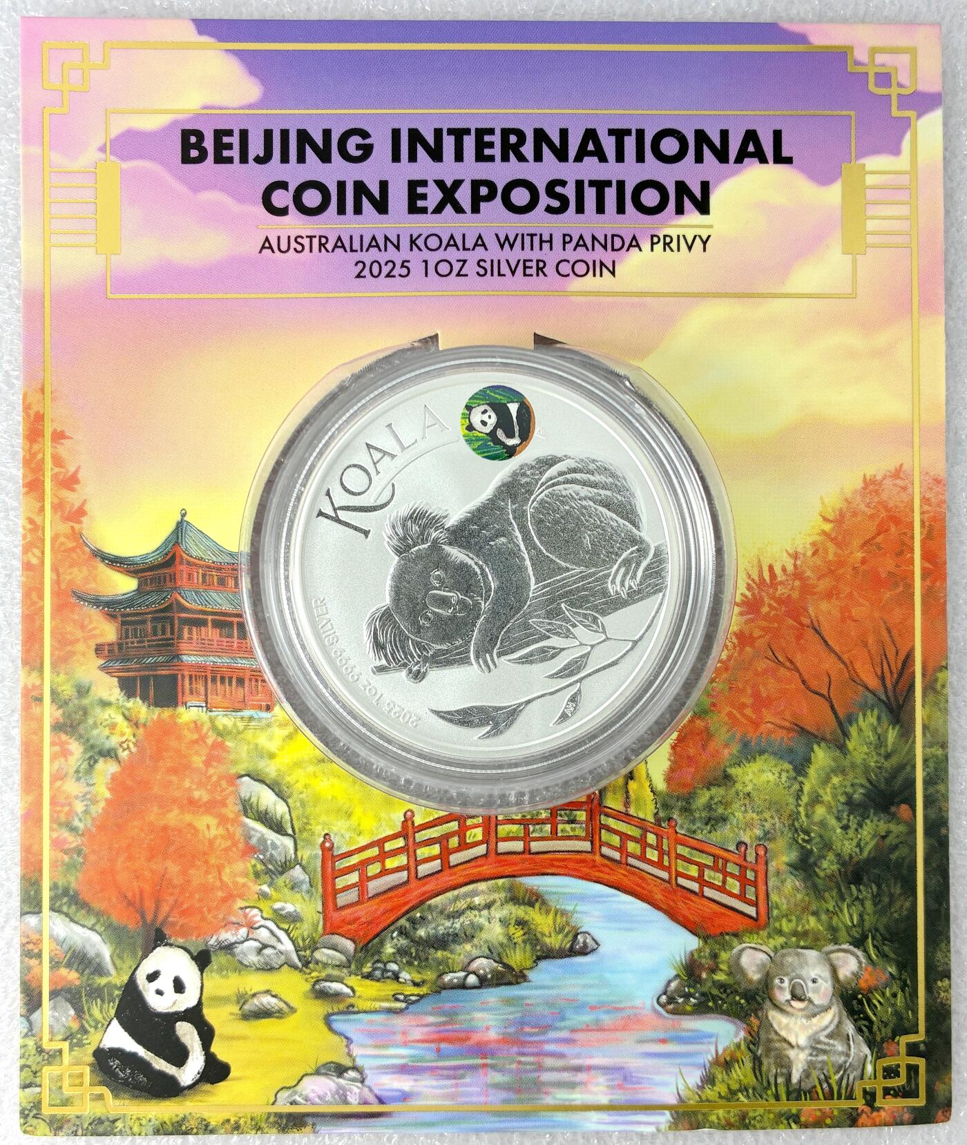 【雨安】【直播拍卖】【世界币章115期-裸币】2025-11-21 周五 19:30 保真 [现代钱币] Australia 澳大利亚 投资银 考拉 1盎司 2025年 北京国际钱币展纪念版