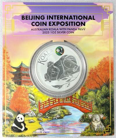 【雨安】【直播拍卖】【世界币章115期-裸币】2025-11-21 周五 19:30 保真 - [现代钱币] Australia 澳大利亚 投资银 考拉 1盎司 2025年 北京国际钱币展纪念版