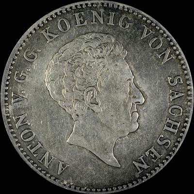 【雨安】【直播拍卖】【世界币章115期-裸币】2025-11-21 周五 19:30 保真 - [裸币德国] Germany 德国 德意志 1泰勒 Saxony萨克森 Thun.309 (1829-1836) 安东 1835年