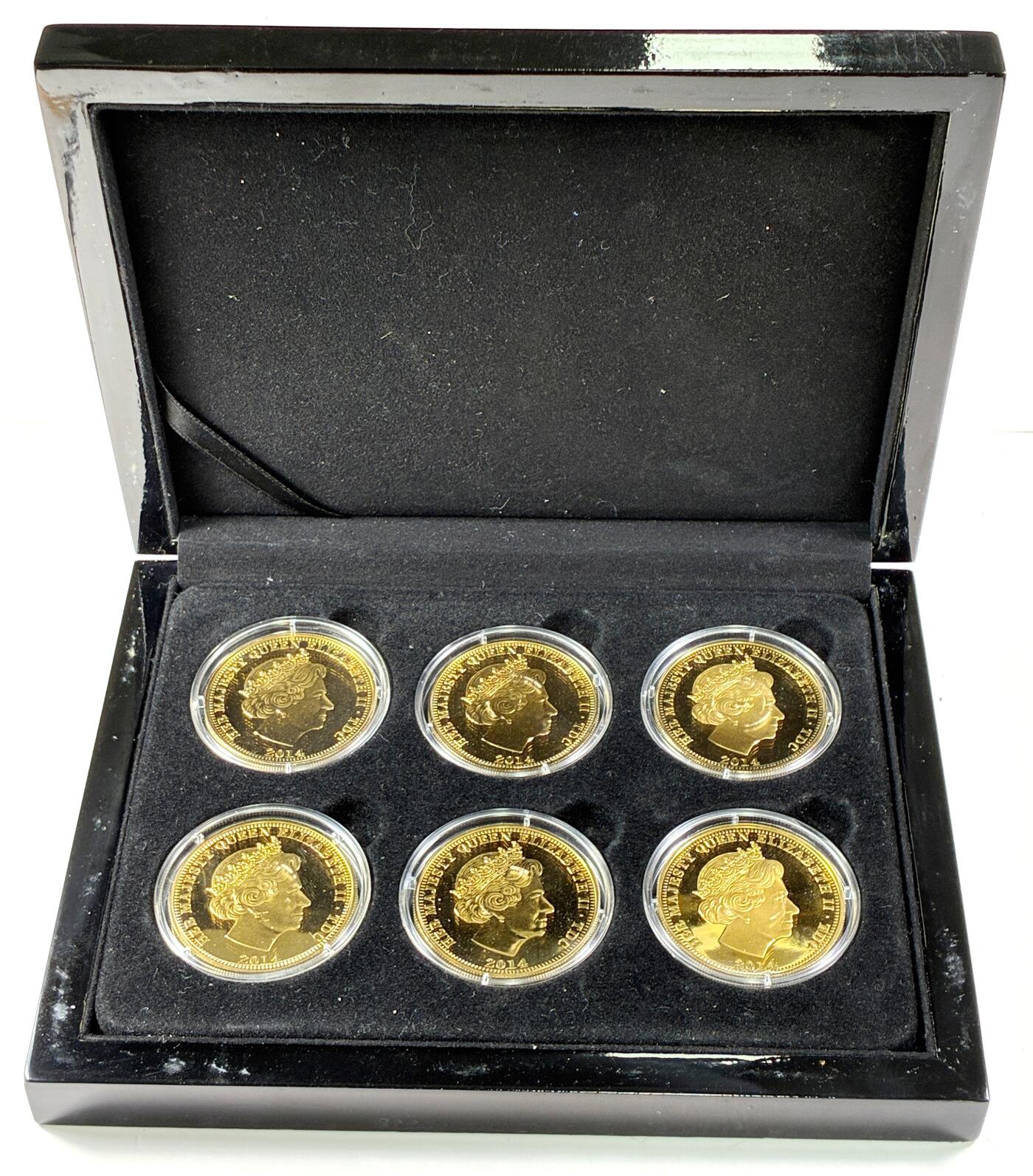 【雨安】【直播拍卖】【世界币章115期-裸币】2025-11-21 周五 19:30 保真 [现代钱币] Tristan da Cunha 特里斯坦-达库尼亚群岛 1克朗 2014年 D-Day