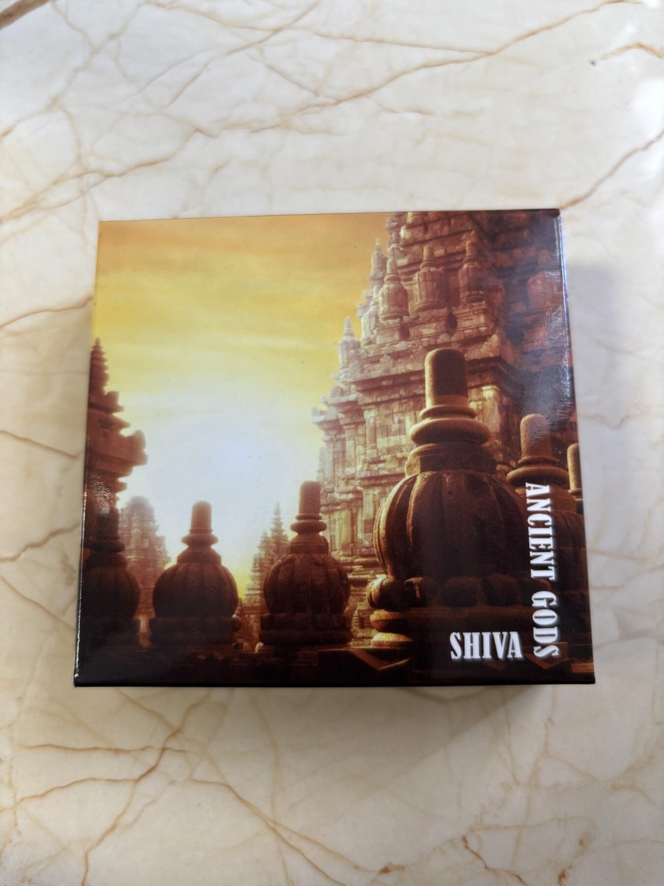 第182期拍卖 库克2020年世界之神系列4湿婆3盎司高浮雕纪念银币，999银，发行333枚