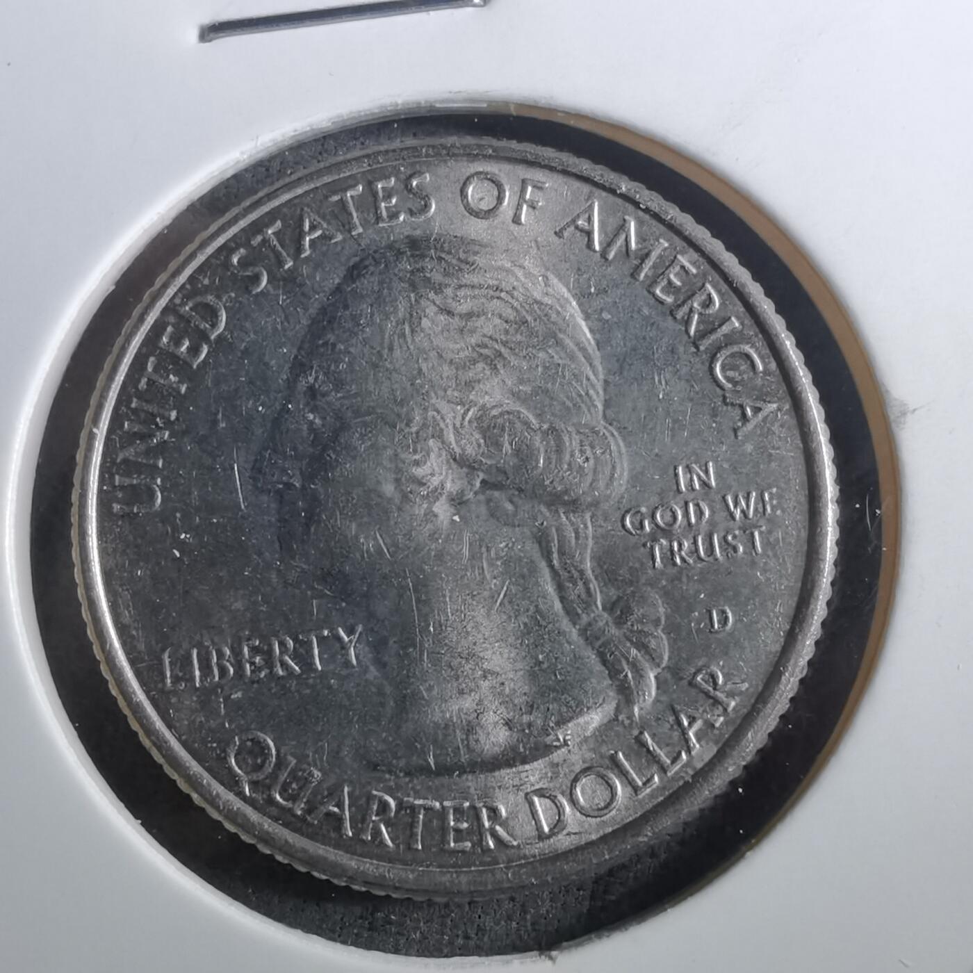 沼泽如烟--第910场 美国2014年25分纪念币