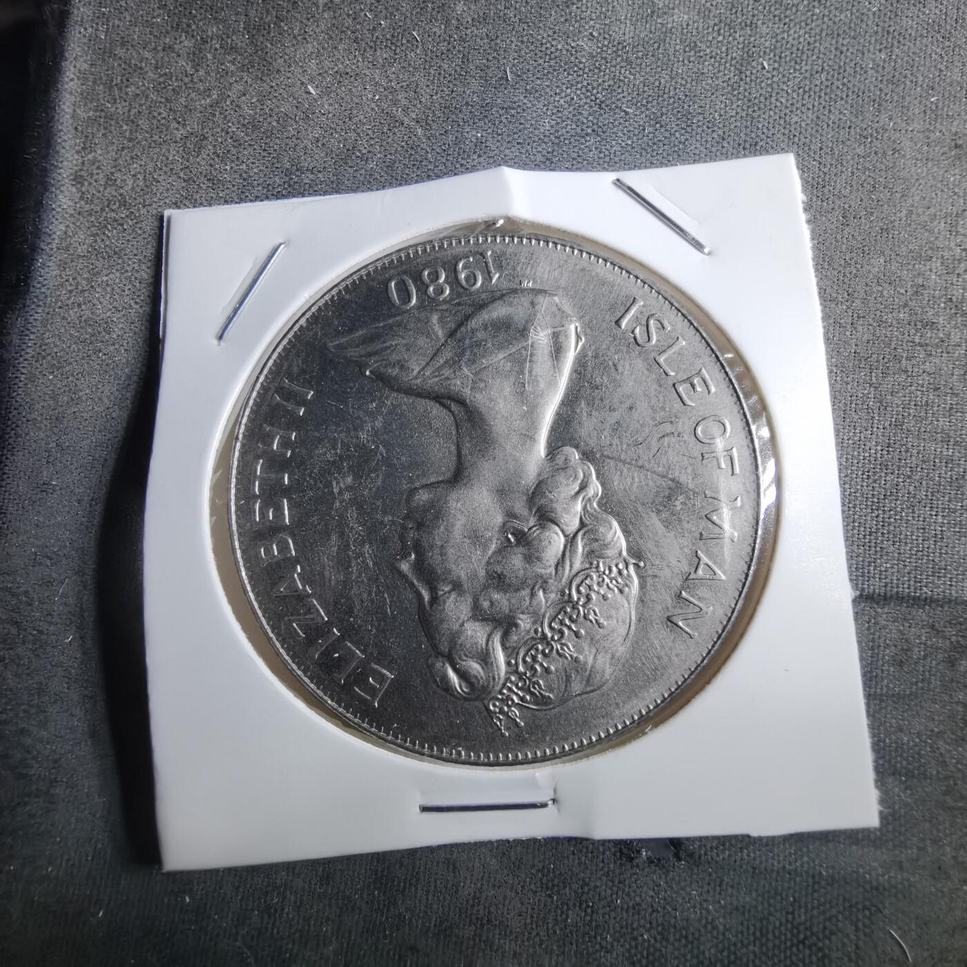 沼泽如烟--第910场 马恩1980年1克朗纪念币