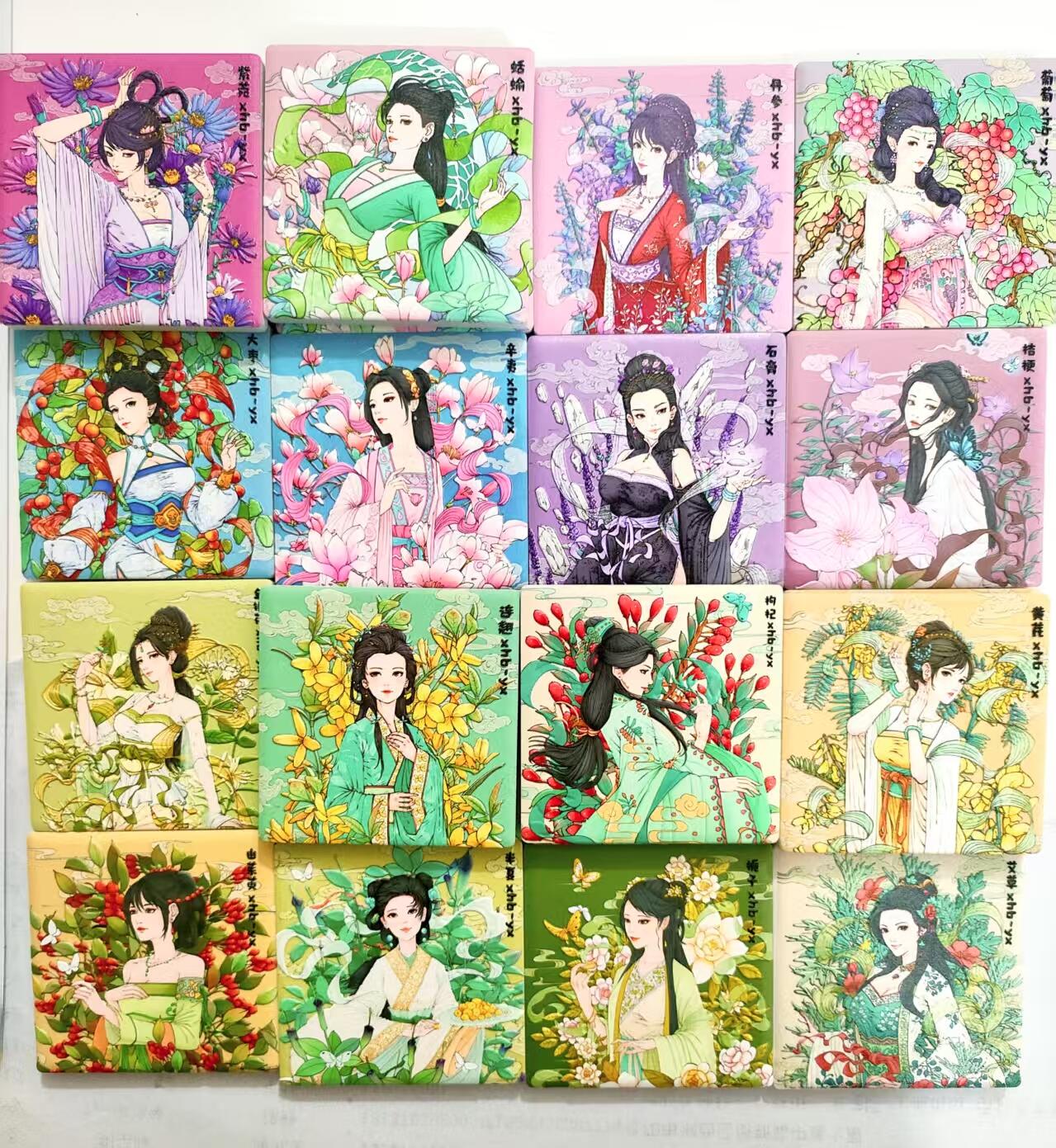 【小花瓣艺术文创】药香立体软陶冰箱贴盲盒随机发