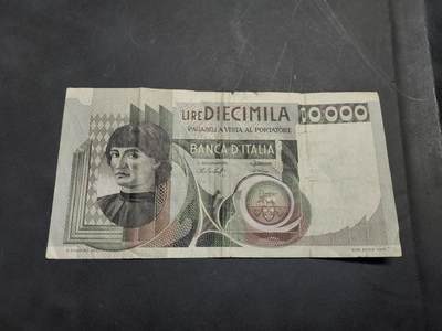 博彦收藏   11月24日 8点 钱币专场 - 意大利10000里拉 流通品