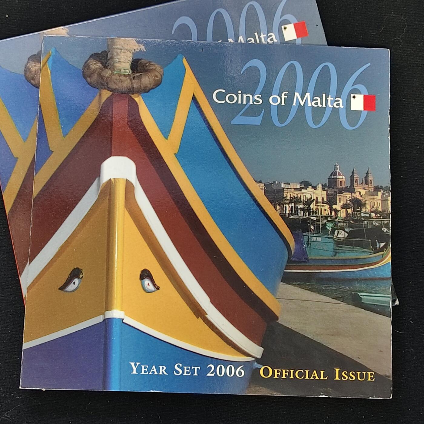 【全场包邮】纯粹捡漏拍479场（免费代拍第16场） 马耳他2006年官方套币-含仅封装发行3米尔