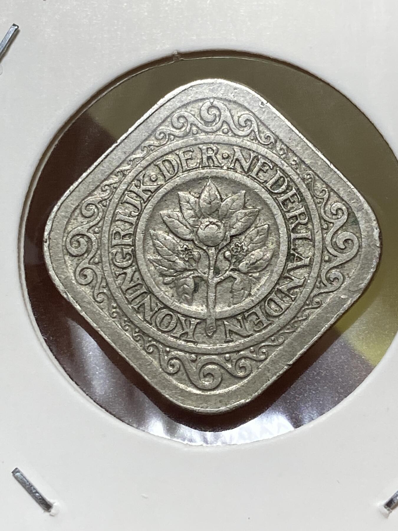 2025年第一百三十一场(总第一百五十七场）外国好品纸夹散币场(免佣金) 少见–荷兰🇳🇱1934年5分(威廉明娜女王时期)