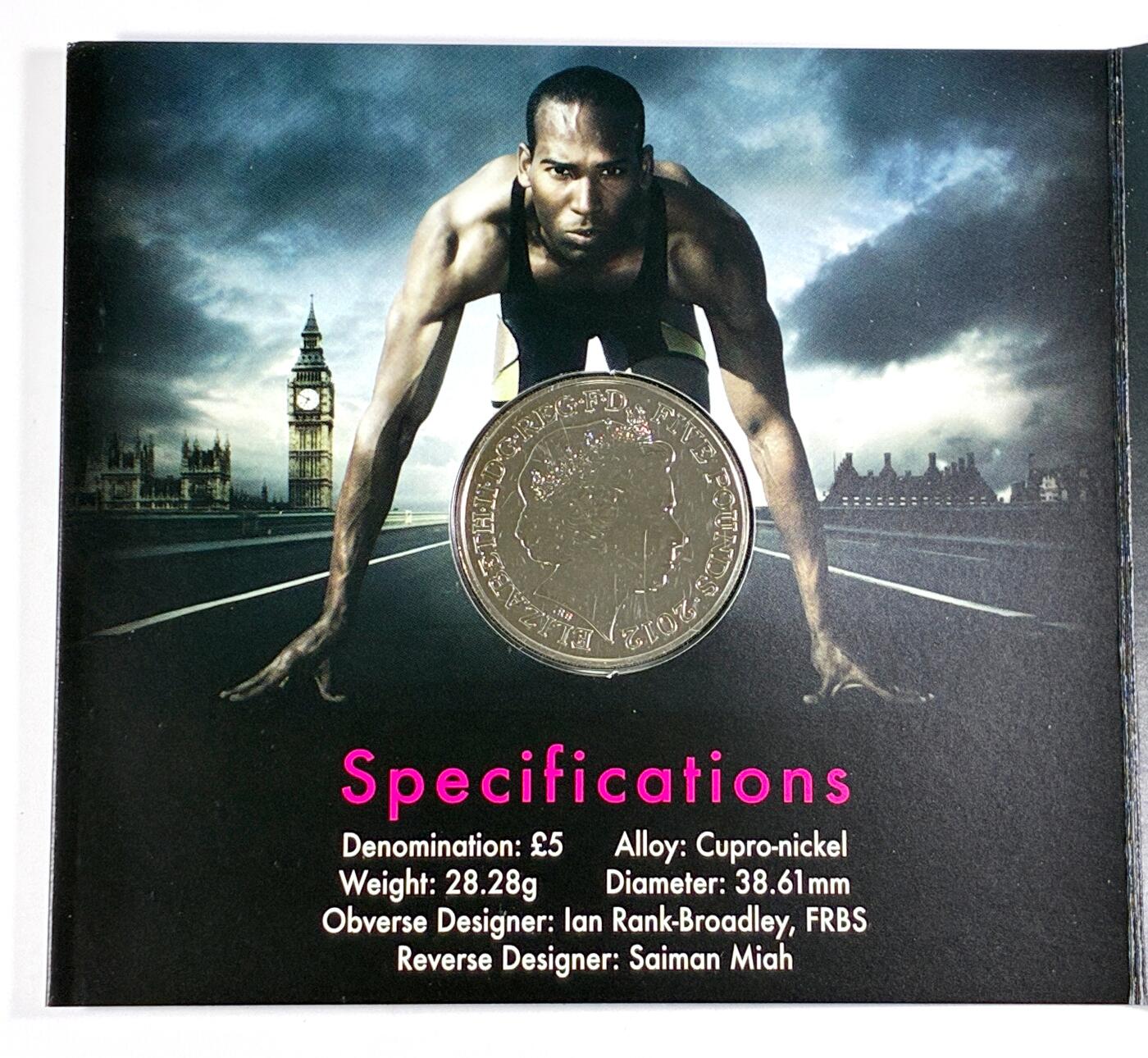 【雨安】【直播拍卖】【世界币章115期-裸币】2025-11-21 周五 19:30 保真 [现代钱币] Great Britain 英国 5镑 2012年 伦敦奥运