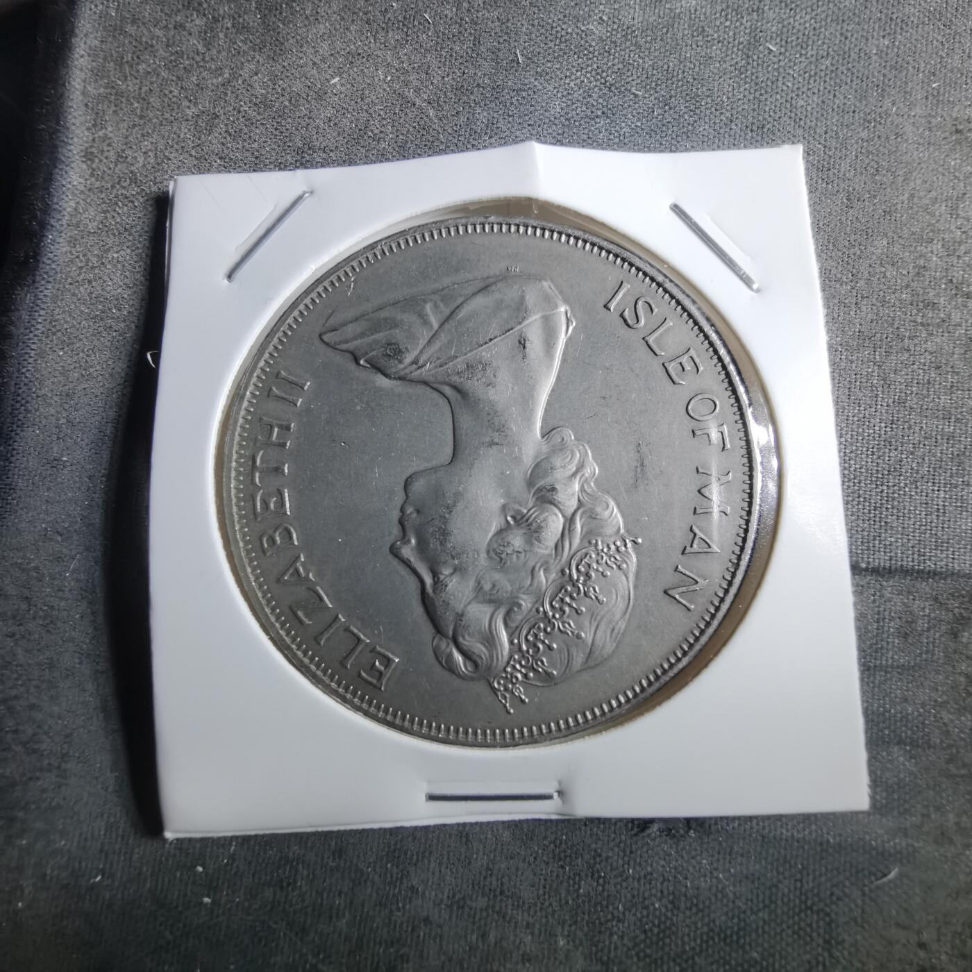 沼泽如烟--第910场 马恩1977年1克朗纪念币