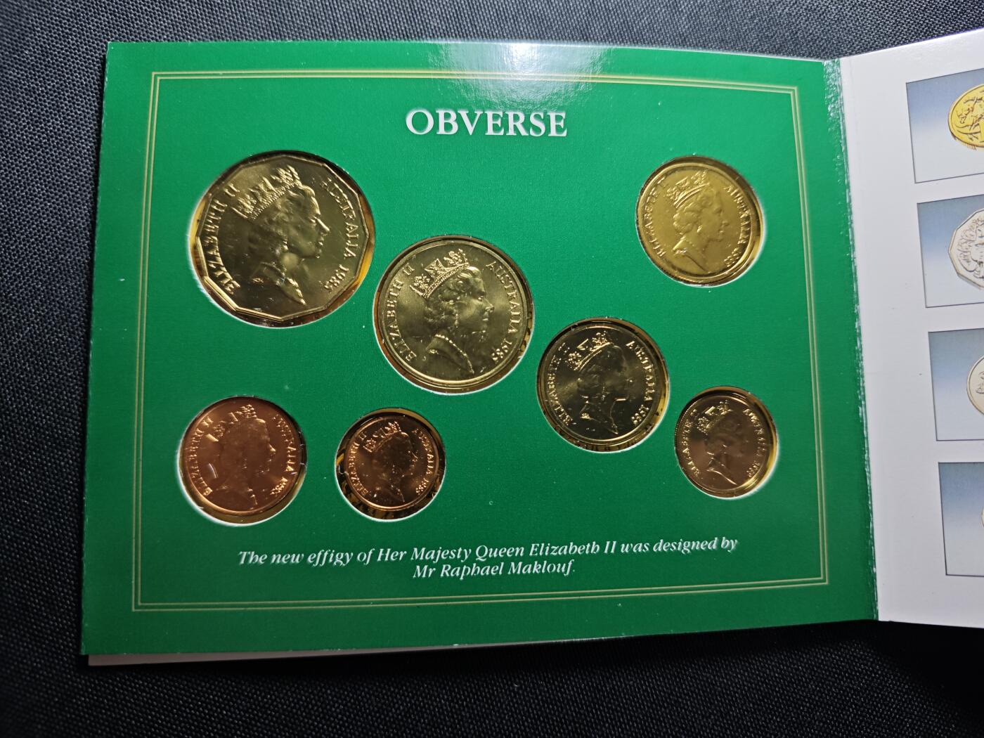 KK钱币收藏小铺 （套币 好品/批量散币 银币）专场  2月预留时间 周末发货  1985澳大利亚清年一套