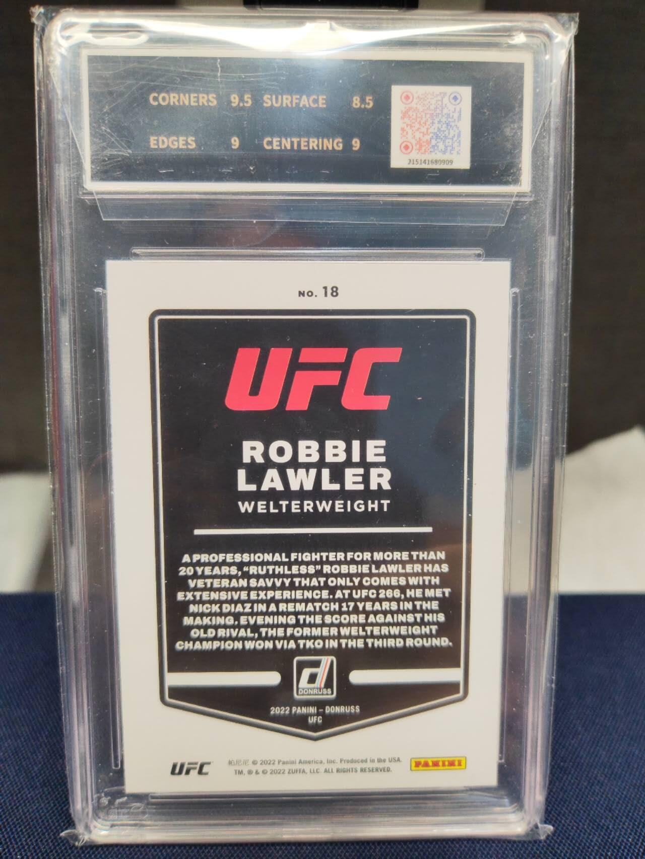 阳大大卡牌拍卖第83期（持续收拍品，周六晚上九点截拍，进群福利早知道） PANINI DONRUSS UFC  罗宾