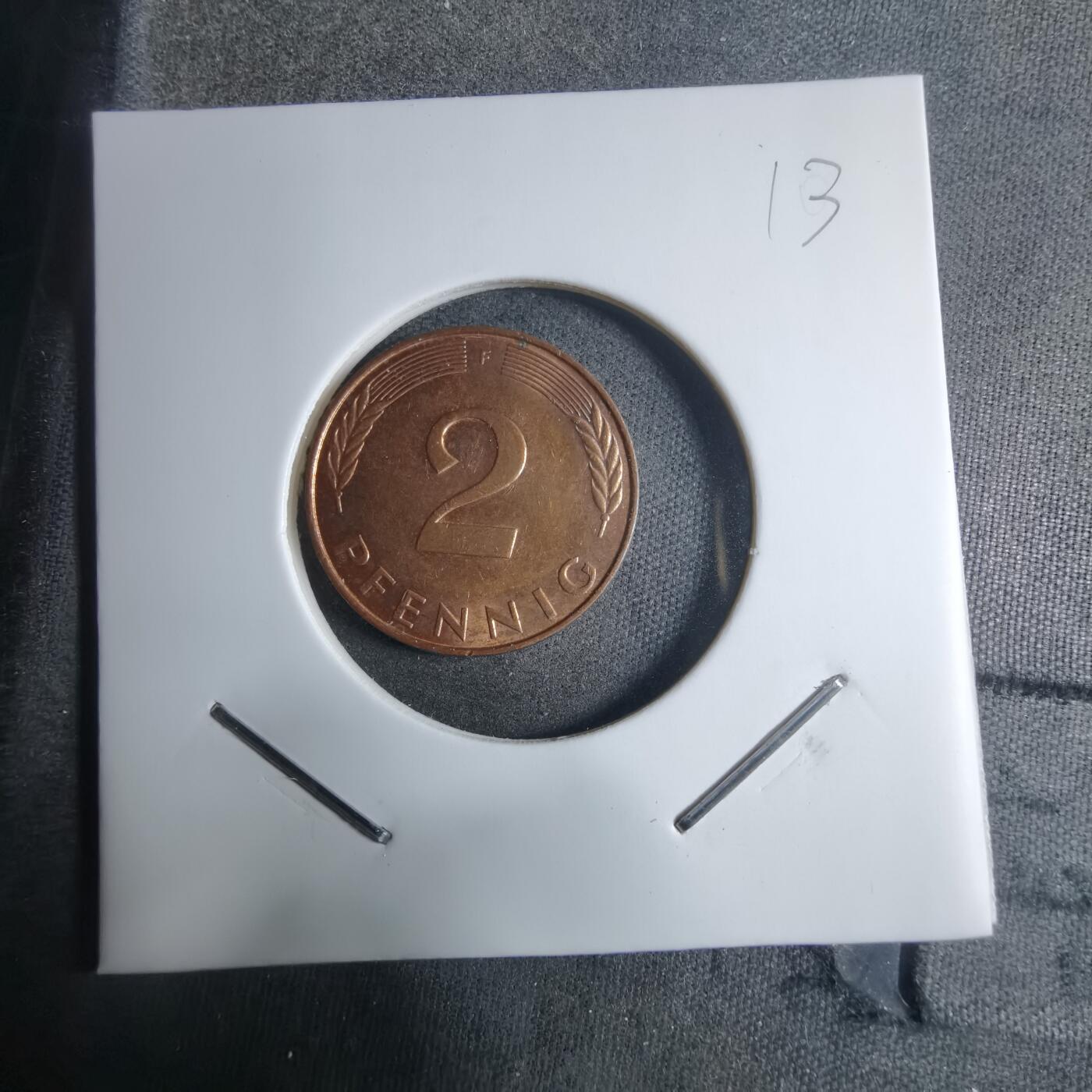 沼泽如烟--第909场 德国1989年2芬尼