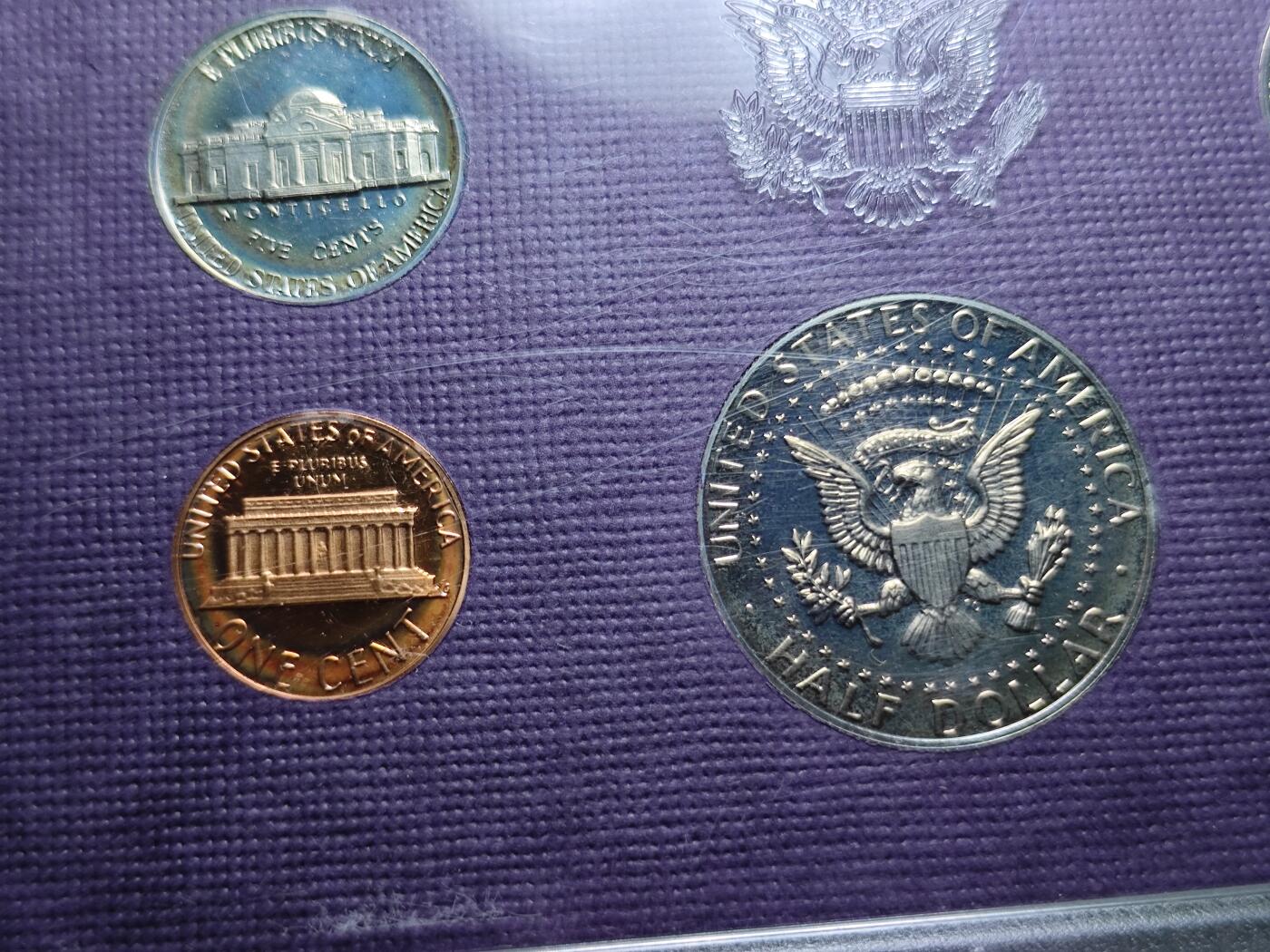 KK钱币收藏小铺 （套币 好品/批量散币 银币）专场  2月预留时间 周末发货  1985美国大小面值清年精制套币