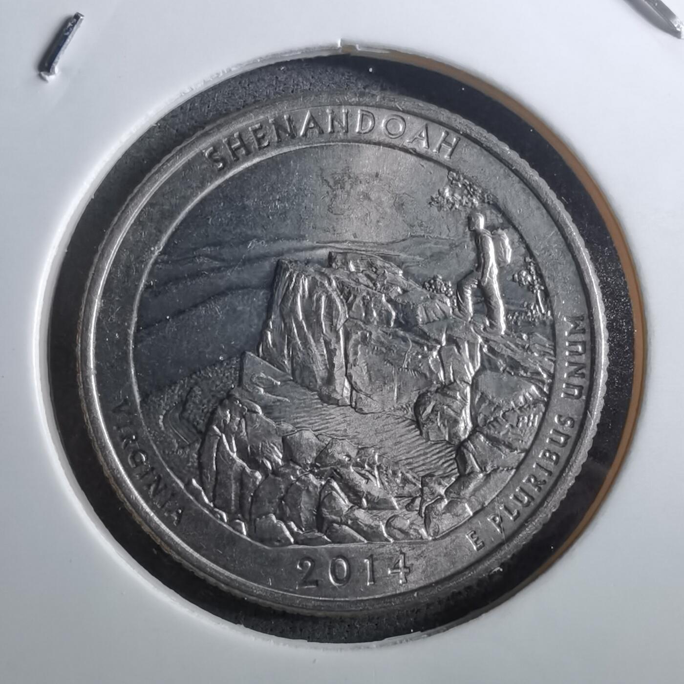 沼泽如烟--第910场 美国2014年25分纪念币