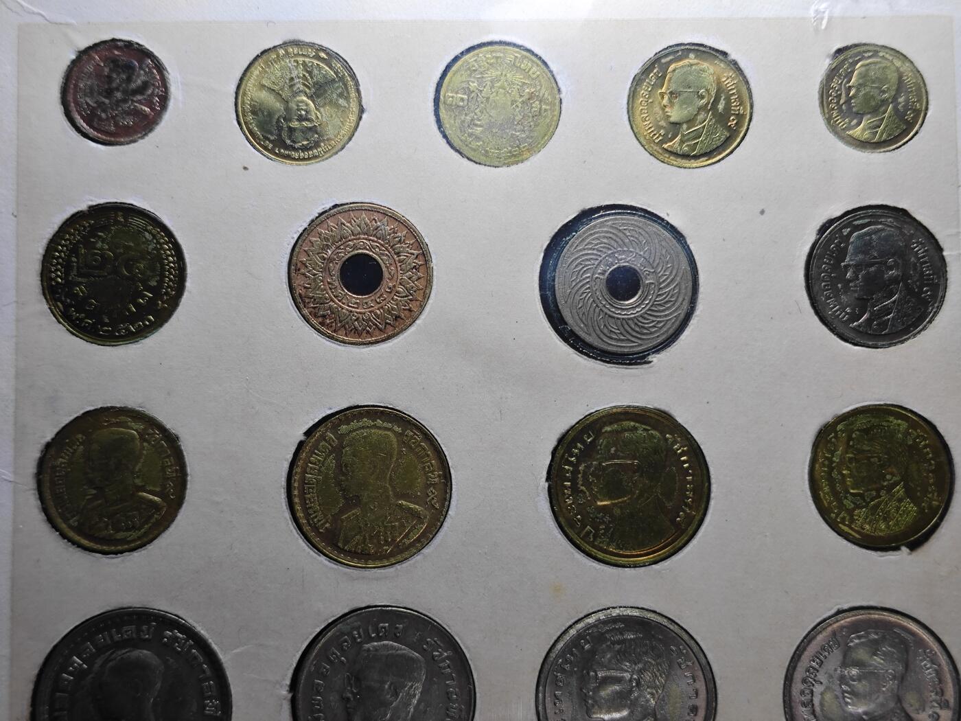 KK钱币收藏小铺 （套币 好品/批量散币 银币）专场  2月预留时间 周末发货  泰国套币 含早期萨当铜币 纪念币