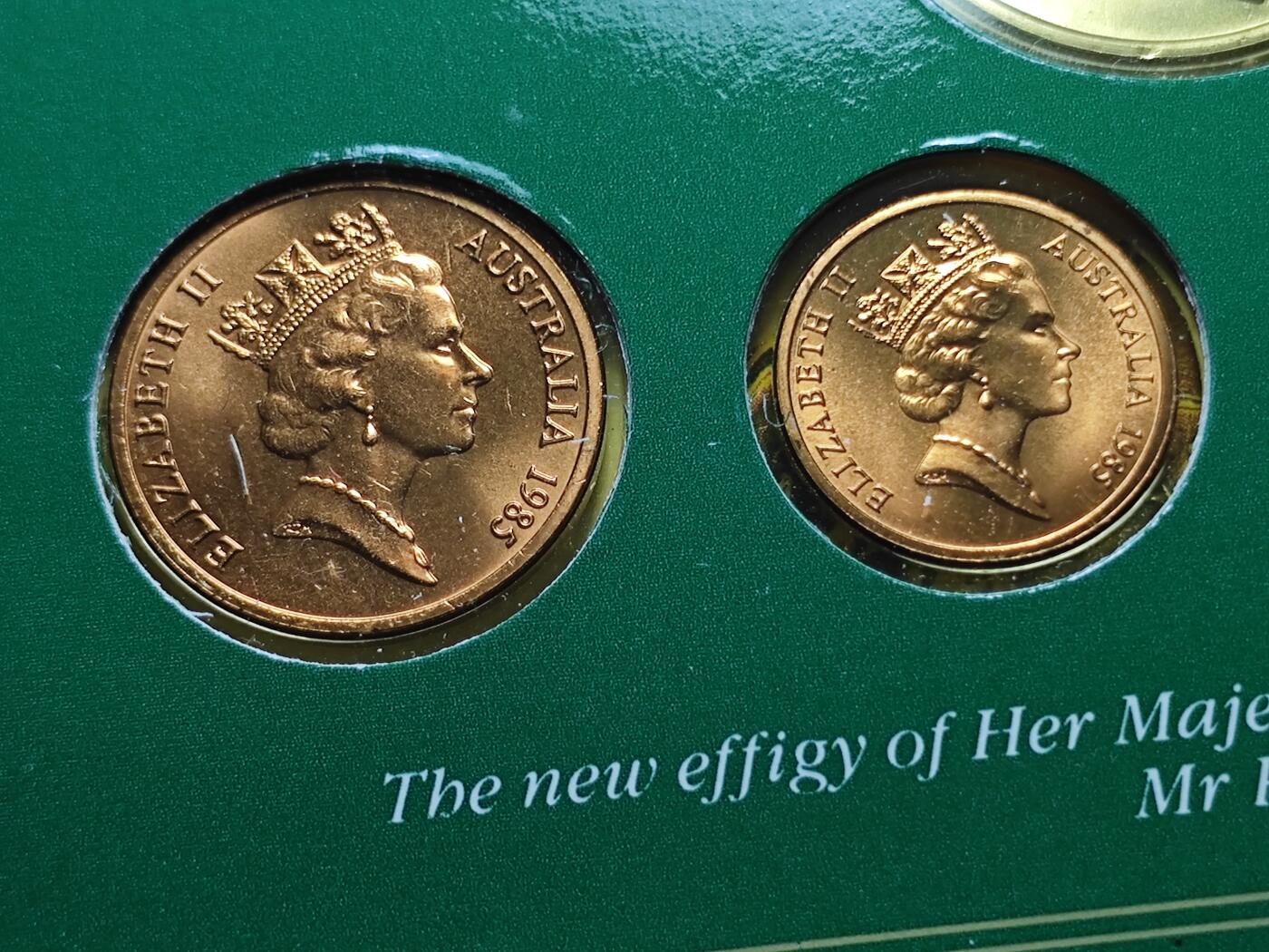 KK钱币收藏小铺 （套币 好品/批量散币 银币）专场  2月预留时间 周末发货  1985澳大利亚清年一套