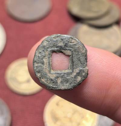 南宋泉阁俄币 外币 国币 专场第十九期 【送拍无额外佣金】 - 唐 突骑施汗钱/通古斯汗钱？小样 通货好品