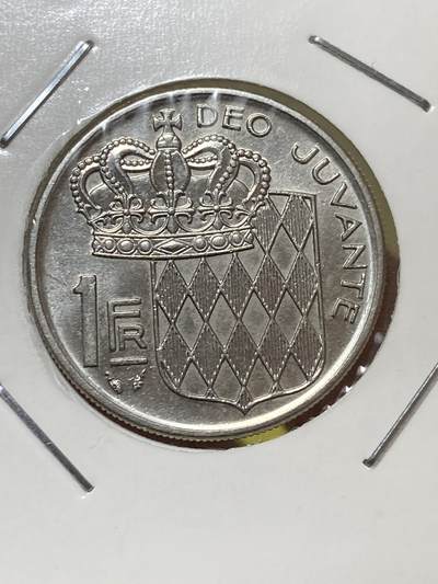 2025年第一百三十一场(总第一百五十七场）外国好品纸夹散币场(免佣金) - 好品–摩纳哥🇲🇨1978年1法郎(海豚标)