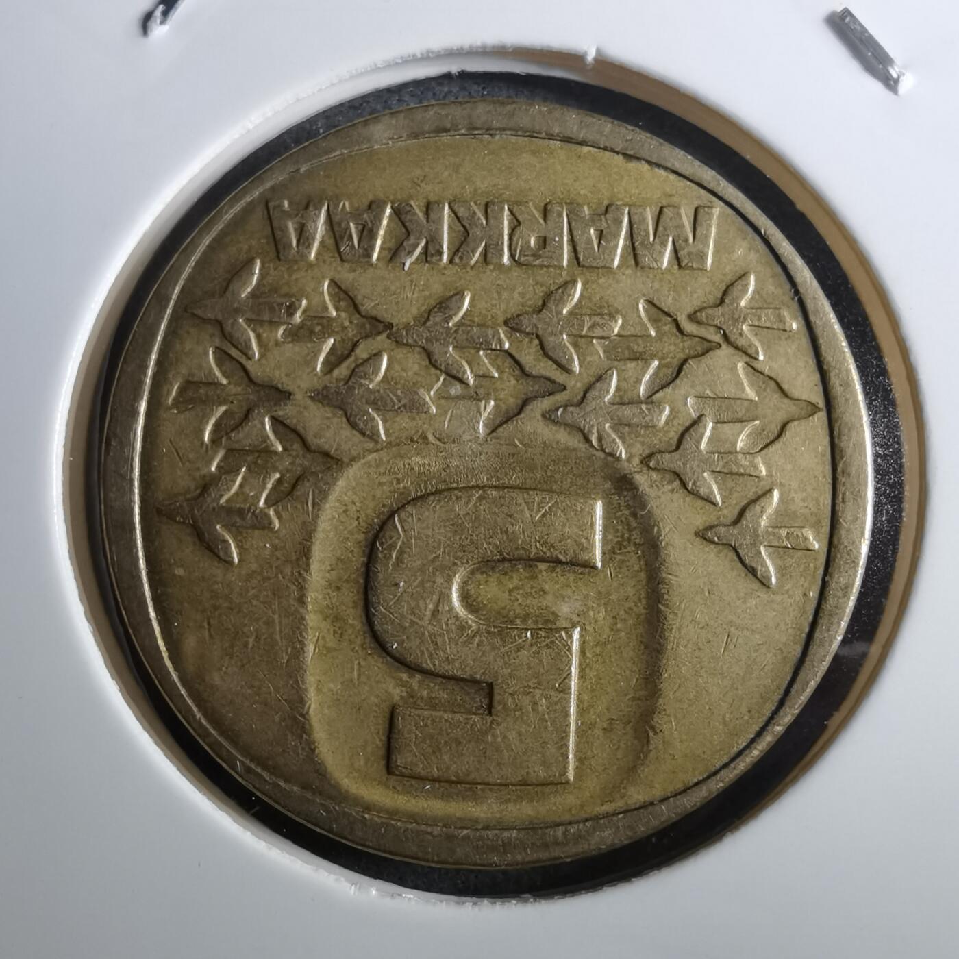 沼泽如烟--第910场 芬兰1985年5马克