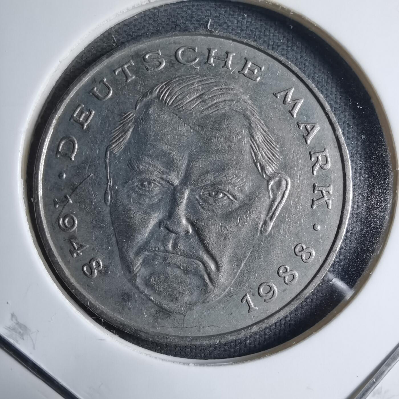 沼泽如烟--第909场 德国1988年2马克