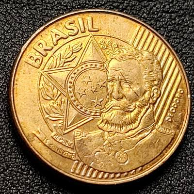 泉币菌-第135场-精品福利场 - 巴西2010年25分 曼努埃尔 钢镀铜25mm 