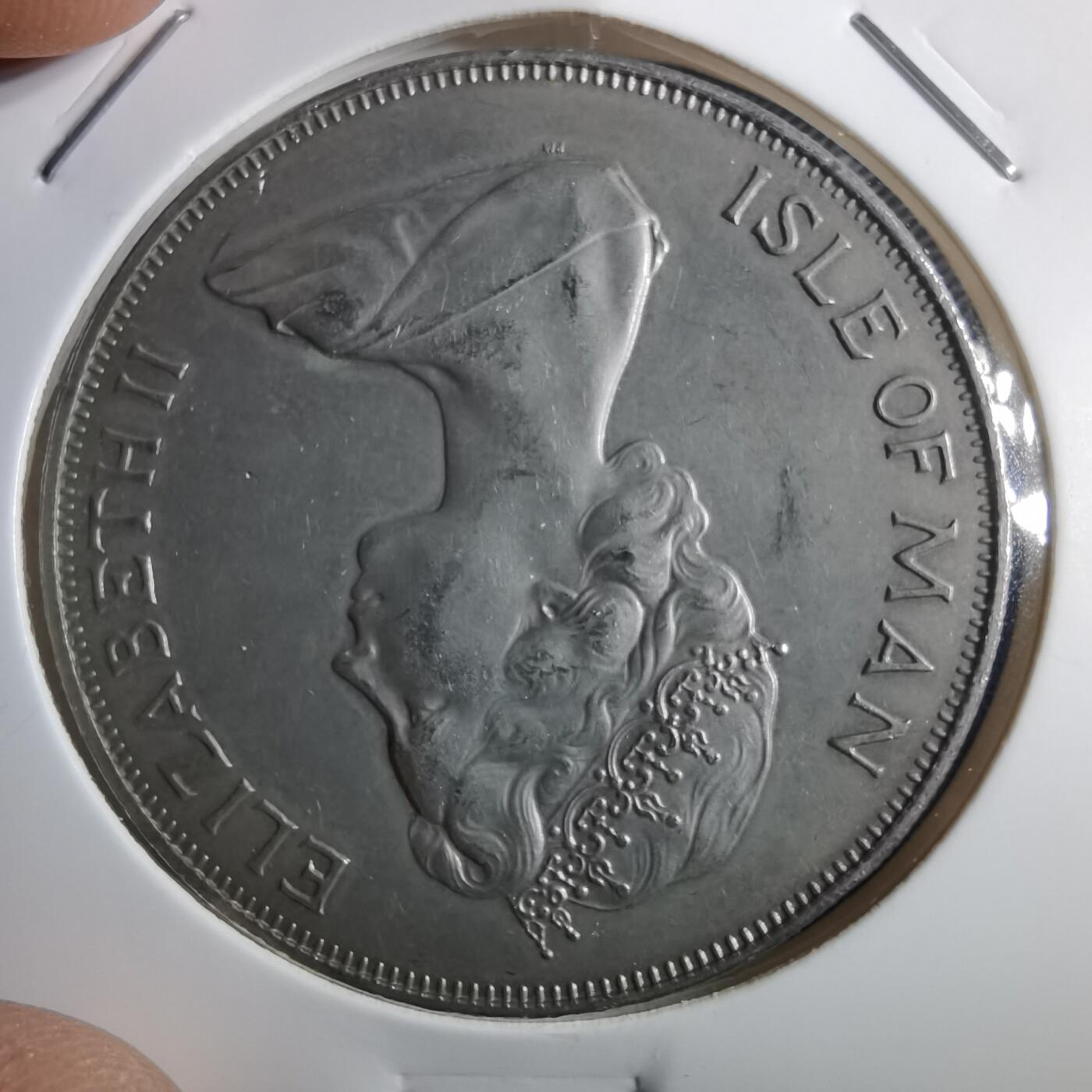 沼泽如烟--第910场 马恩1977年1克朗纪念币