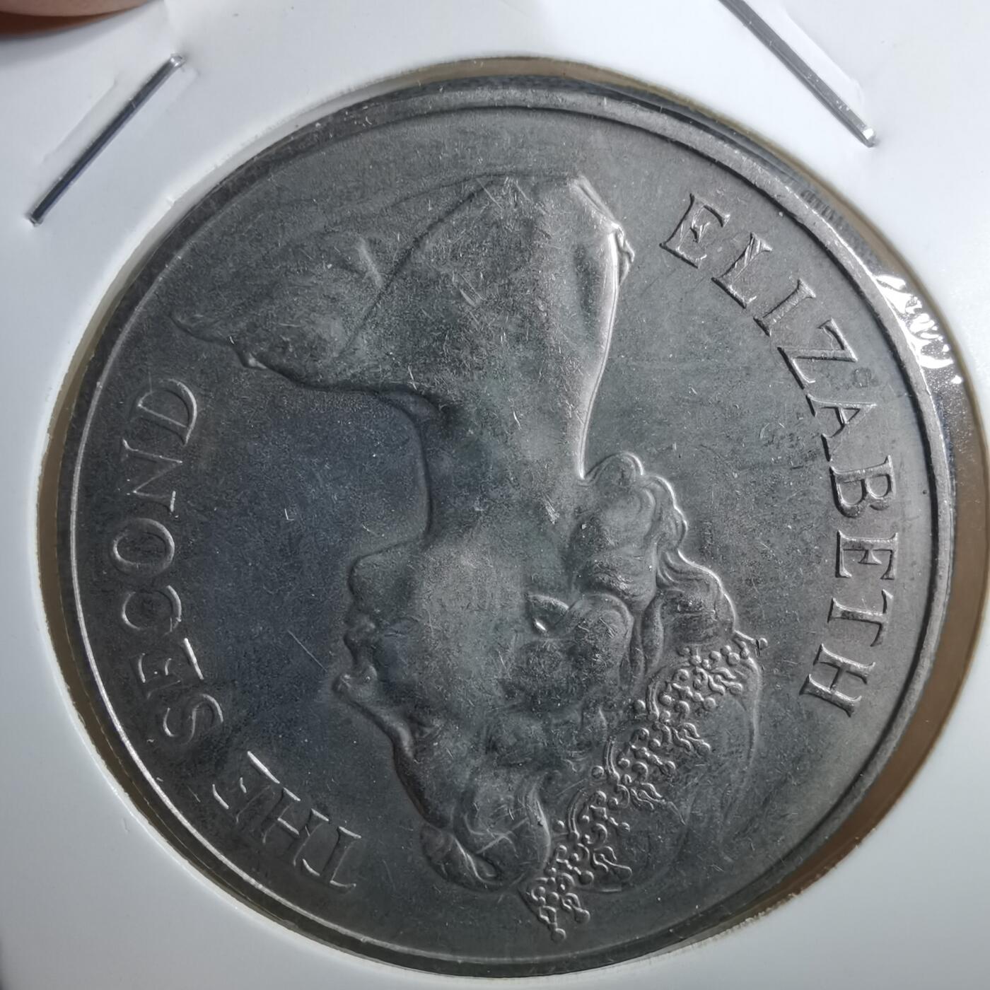 沼泽如烟--第910场 圣赫勒拿1973年25便士纪念币