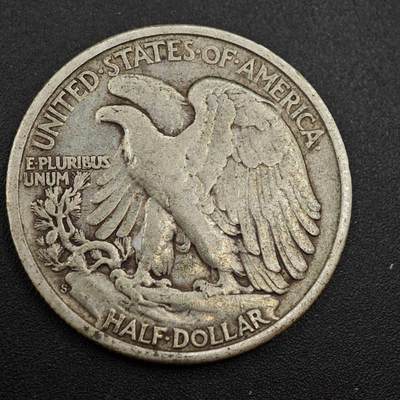 【淘币小摊】实时拍第八百零二拍   散币场   满百包邮可预留二周 每周一统一发货   - 美国1943年行走半美元银币